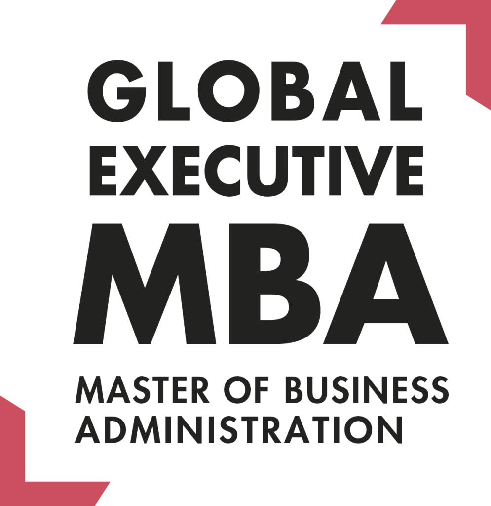 Logo Global Executive MBA 2020 Baseline Angles Rouges