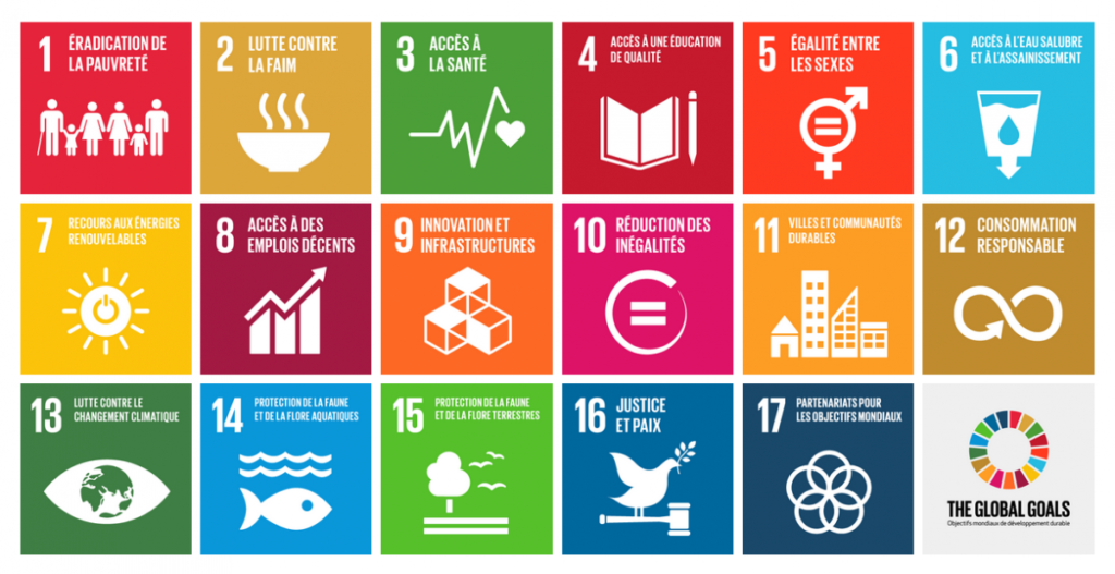 17 Objectifs du Développement Durable