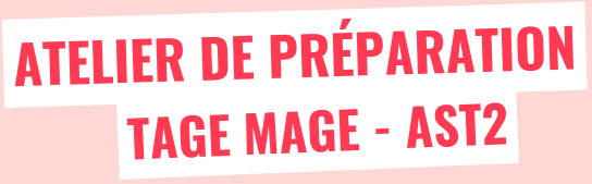 atelier prépa tage mage