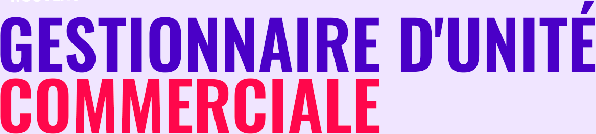 slider gestionnaire unite commerciale titre